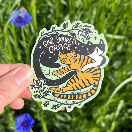 Vinyl Sticker | November Birth Flower | Chrysanthemum