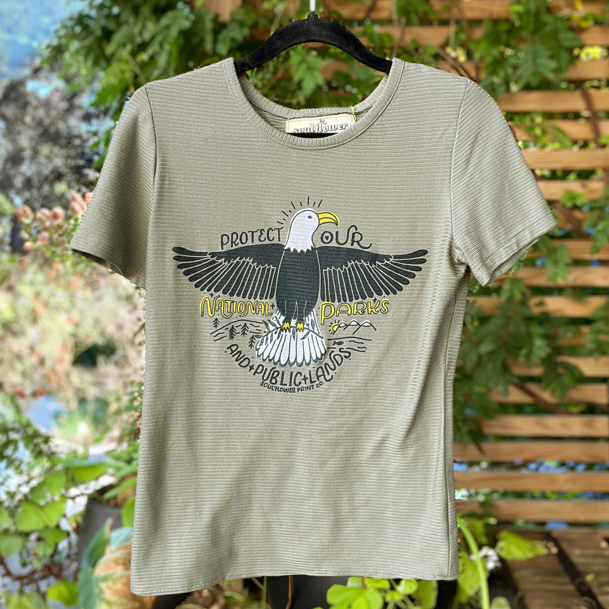National Parks | Olive Green Tee | Small