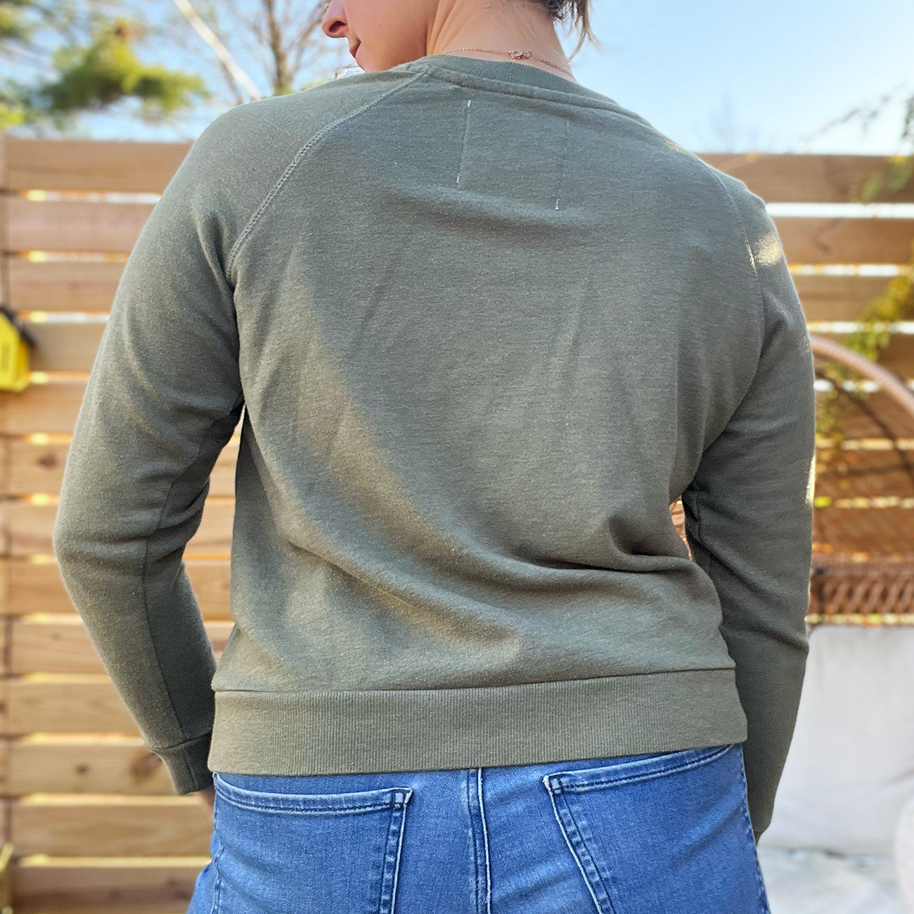 Grow & Evolve | Olive Sweater | Medium