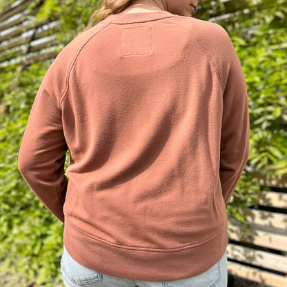 Stronger Together | June Birth Flower | Brown Long Sleeve Shirt | XL