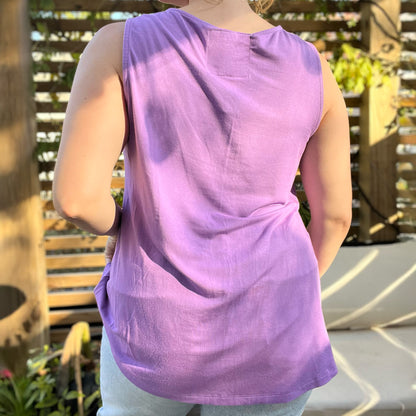 Stay Feral | Opossum | Purple Tank Top | XL