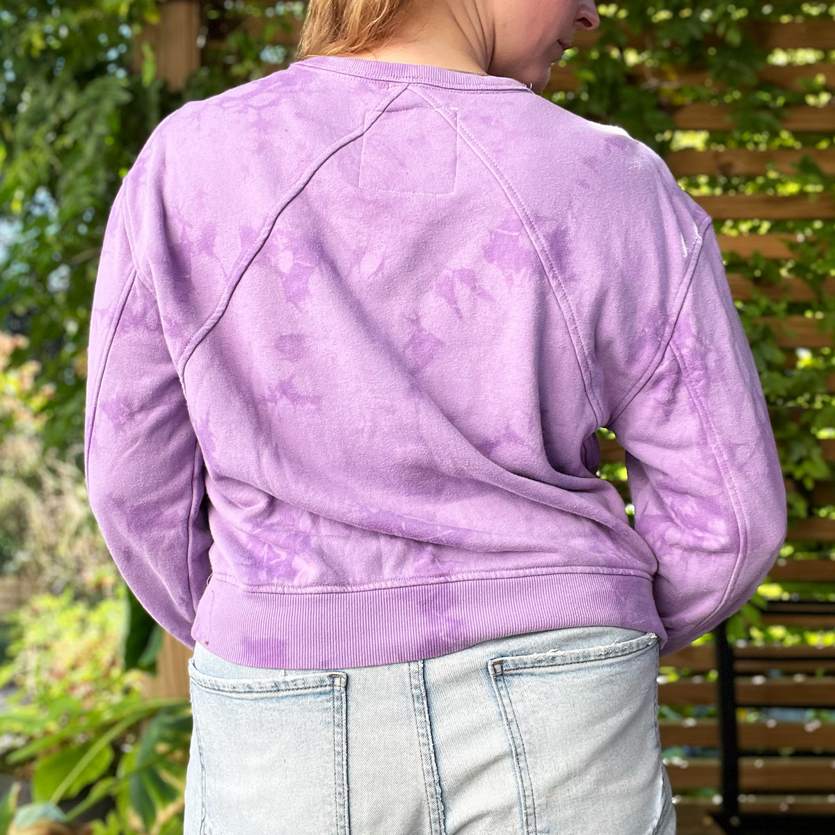 Stay Feral | Opossum | Purple Tiedye Sweatshirt | Medium