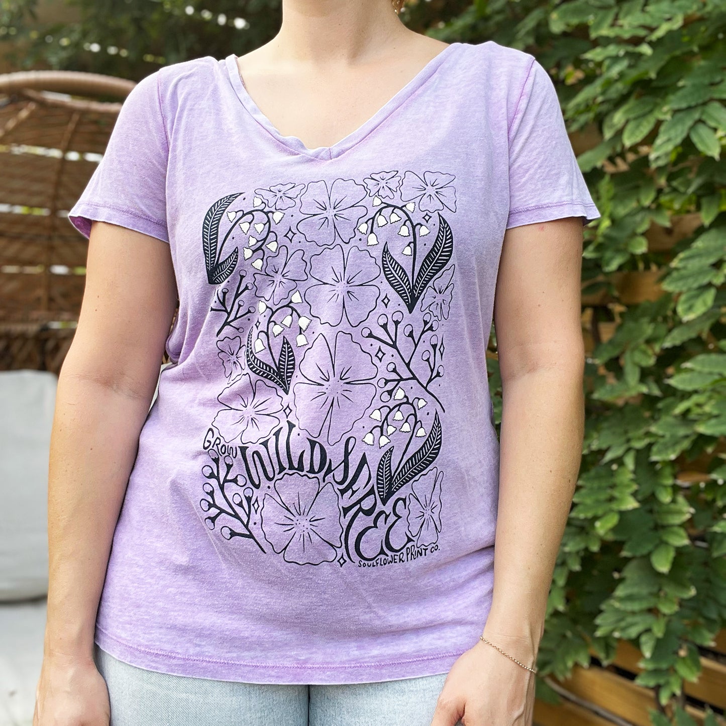 Wild & Free | Purple Tee | 2X