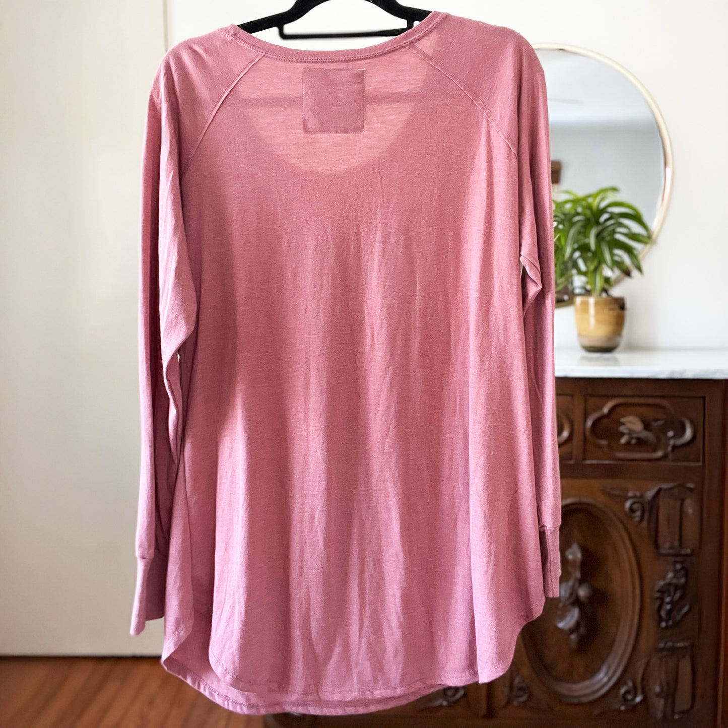 Home Sweet Indiana | Dusty Red Long Sleeve | 2X