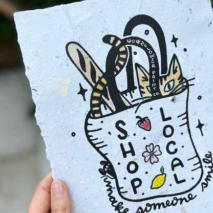 Handmade Paper Poster | Shop Local