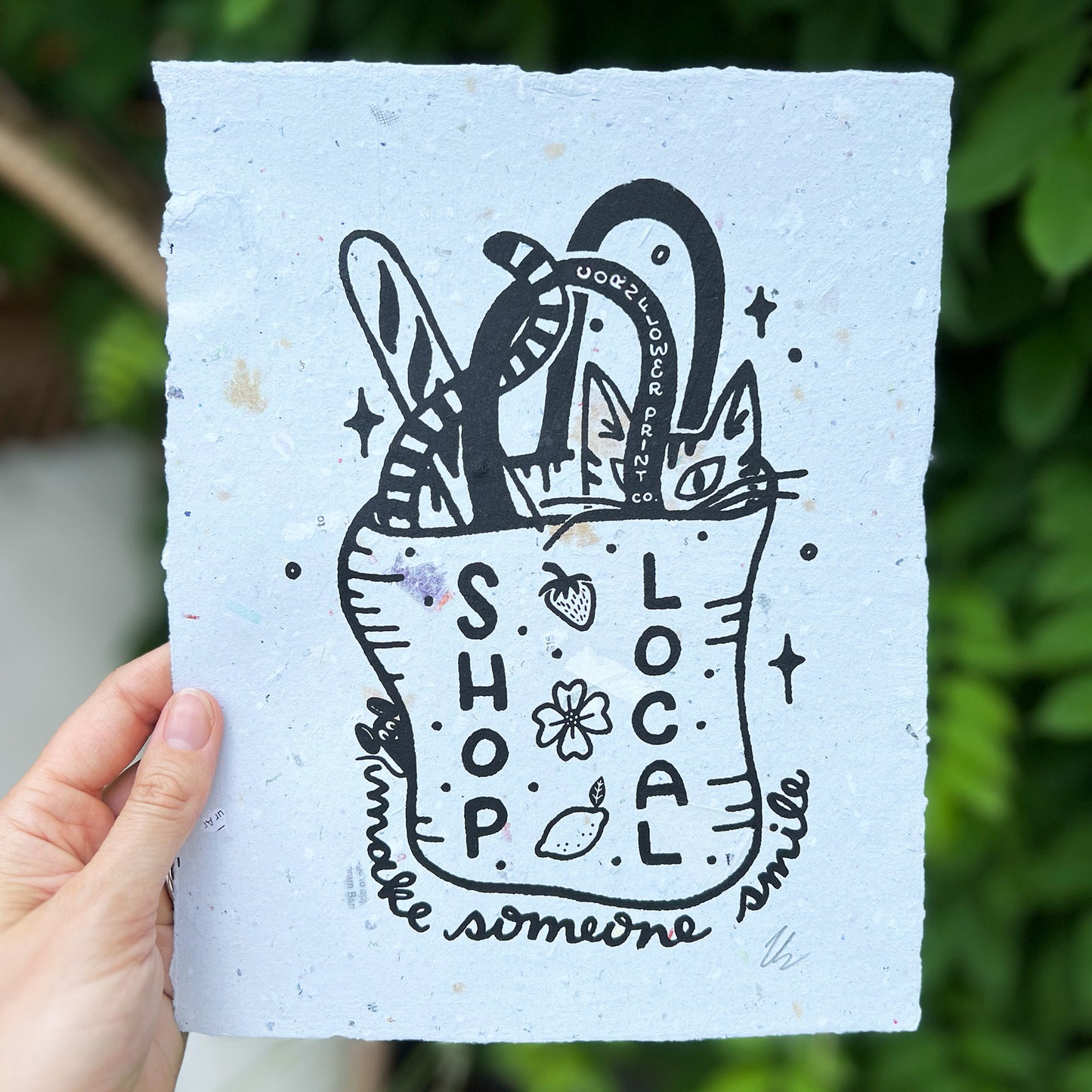 Handmade Paper Poster | Shop Local