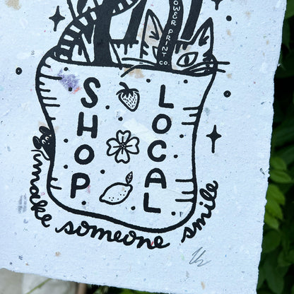 Handmade Paper Poster | Shop Local