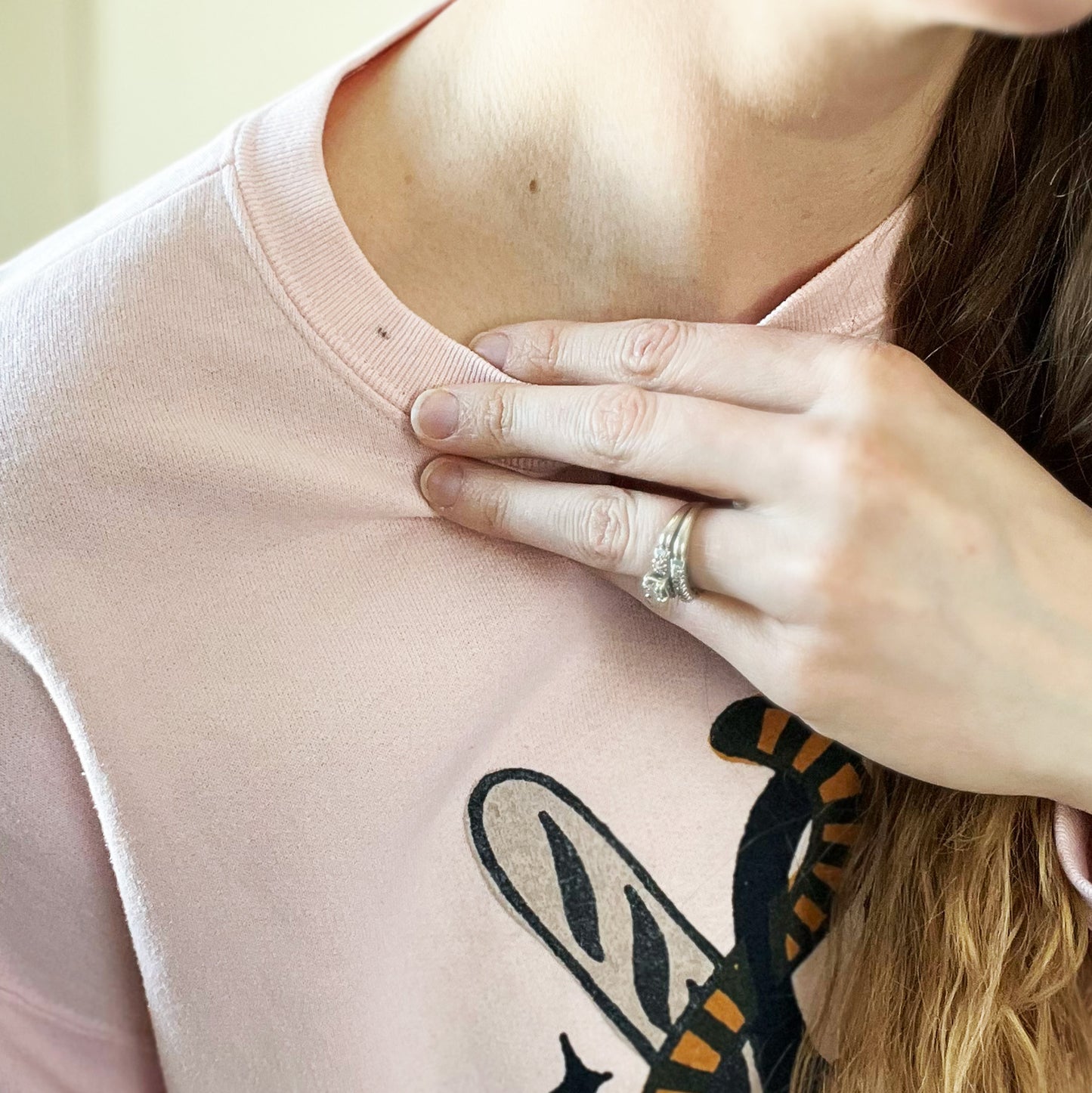 Shop Local | Pink Sweatshirt | Large