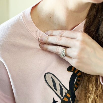 Shop Local | Pink Sweatshirt | Large