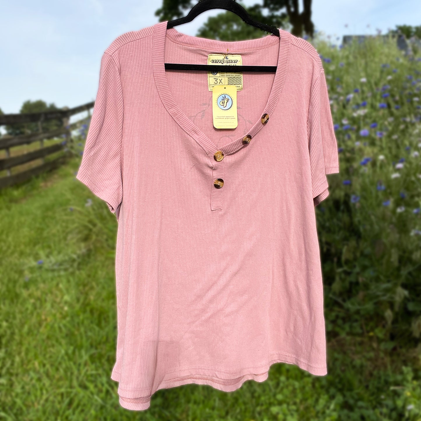 Hope Lives Here | Snow Drops | January Birth Flower | Purple Cute Top | 3X