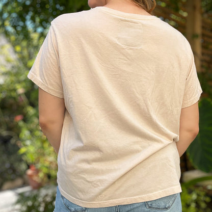 September Birth Flower | Morning Glory | Cream Skeleton Tee | 2X