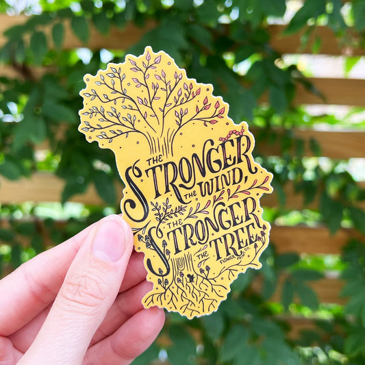 Vinyl Sticker | Strong Tree