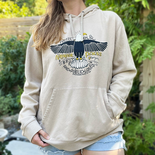 National Parks | Cream Hoodie | 2X