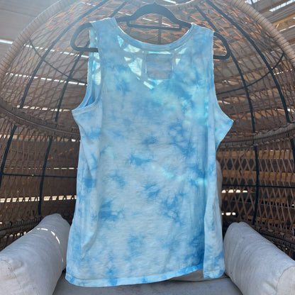 Shop Local | Blue Tiedye Tank Top | 2X