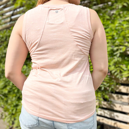 Stronger Together | June Birth Flower | Peachy Pink Tank Top | Small