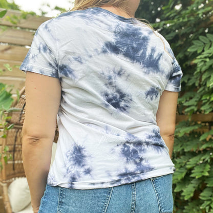 Wild & Free | Blue Tiedye Tee | Medium