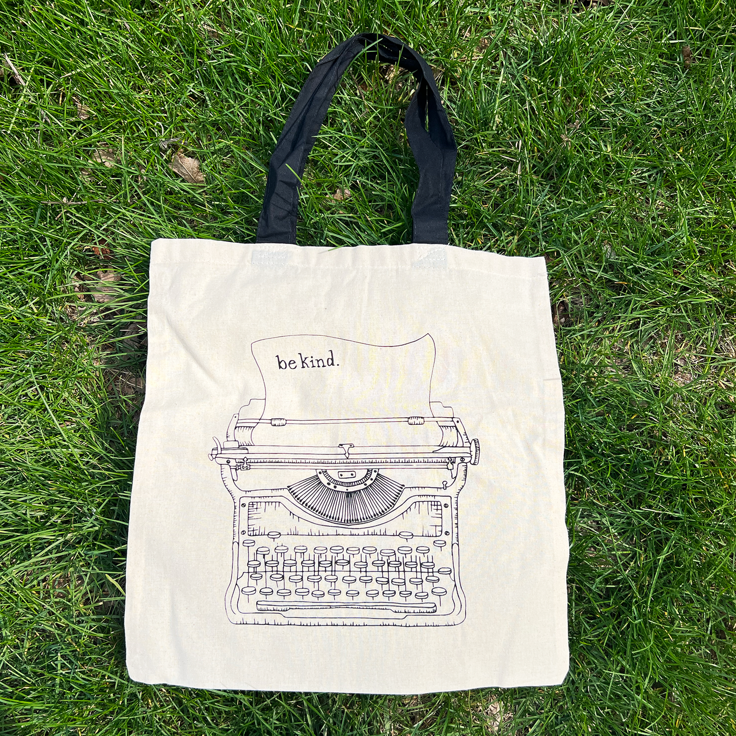 Typewriter | Cream Tote Bag
