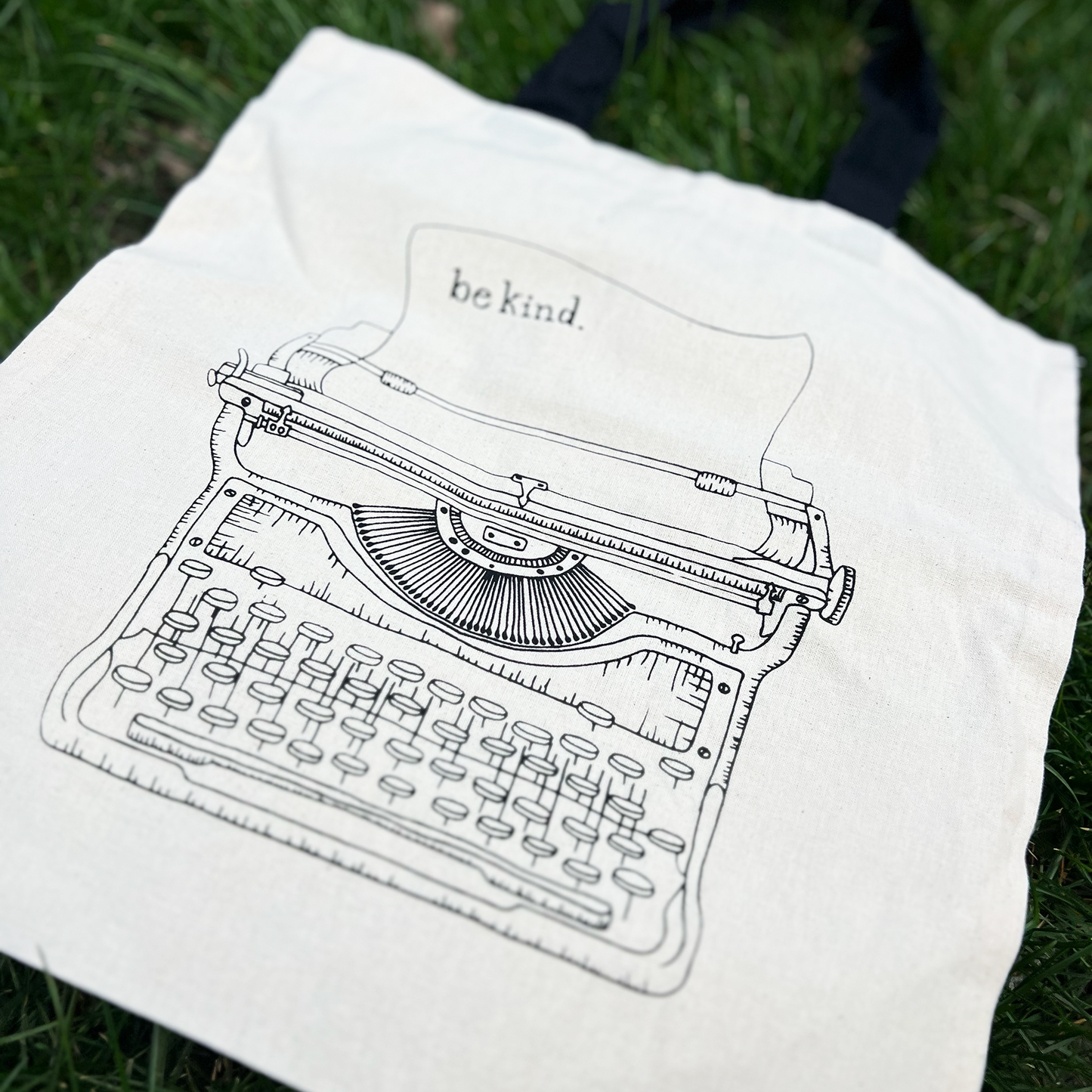 Typewriter | Cream Tote Bag