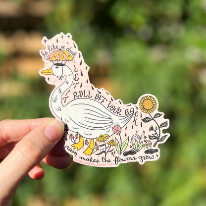 Vinyl Sticker | Unbothered Duck