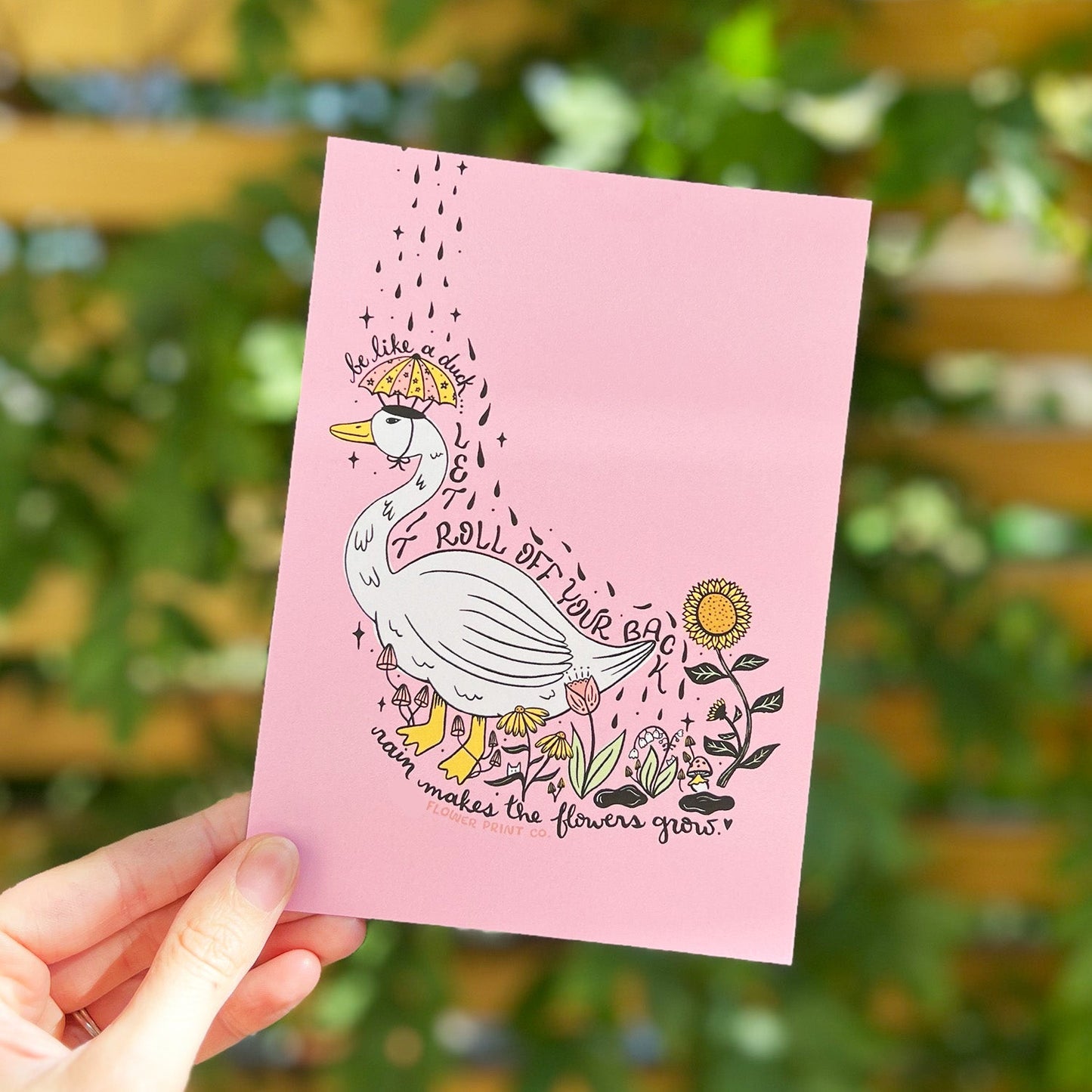 Postcard | Unbothered Duck