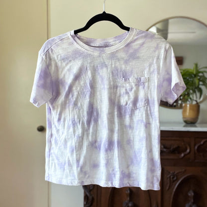 Stay Feral | Opossum | Purple Tiedye Tee | XXS